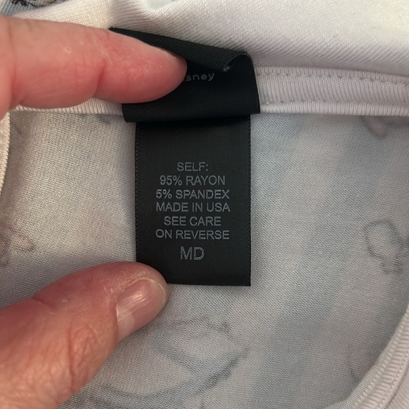 Disney Classic Alice in Wonderland Print Fit & Flare Peter Pan Collar Dress Med - Picture 8 of 8